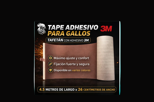 Parche Para Gallos Tafetán Grande 4.5 m Largo x  26 cm ancho