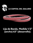 Lija de banda 1/2" x 63" grano 60 Cubitron 3M Rayado grueso