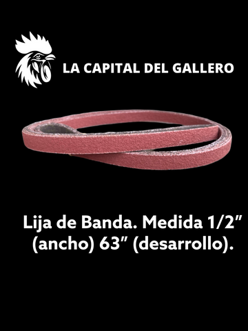 Lija de banda 1/2" x 63" grano 36 Cubitron 3M